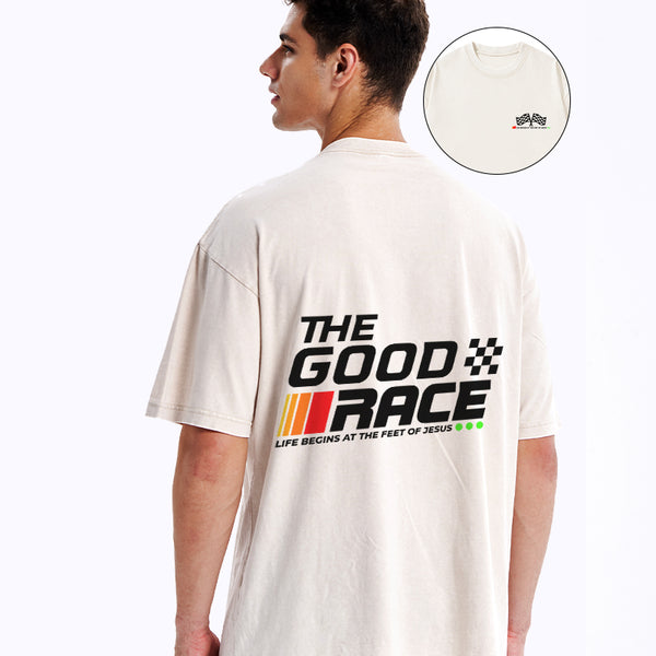 The Good Race Christian Washed T-Shirt