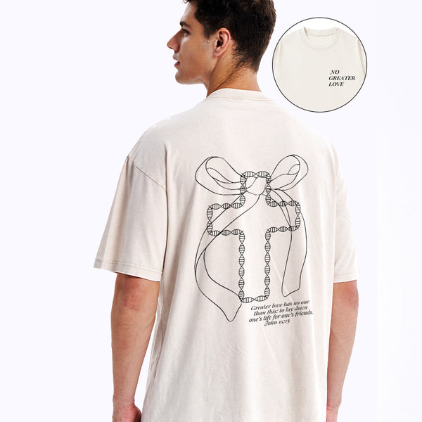 No Greater Love Christian Washed T-Shirt