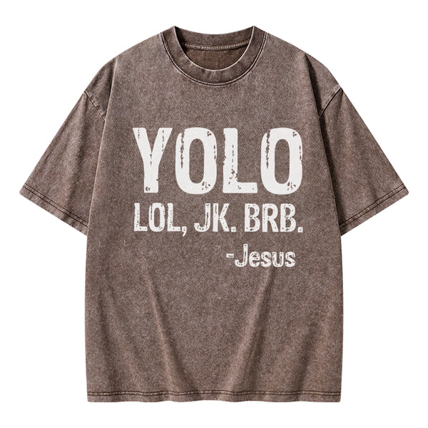 GC-WTS1676 YOLO Christian Washed T-Shirt