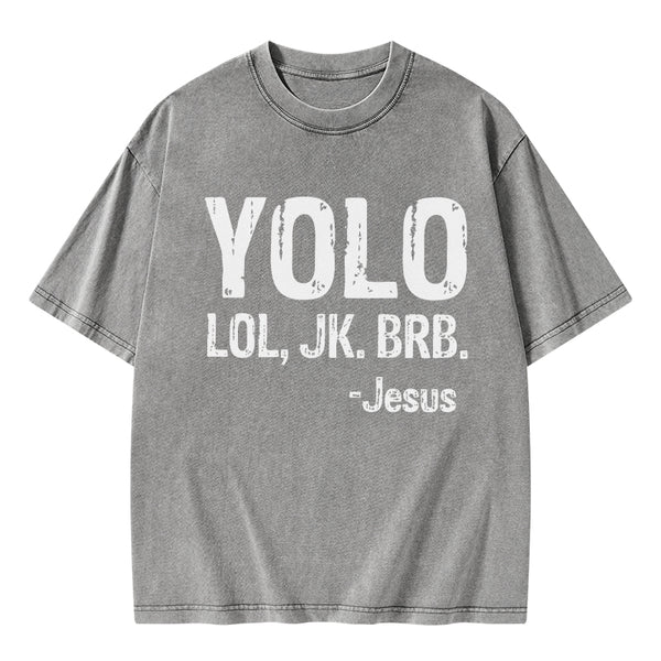 GC-WTS1676 YOLO Christian Washed T-Shirt