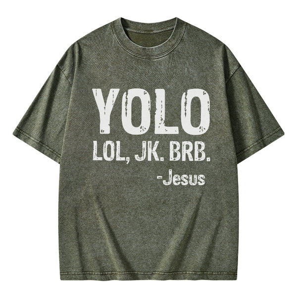 GC-WTS1676 YOLO Christian Washed T-Shirt
