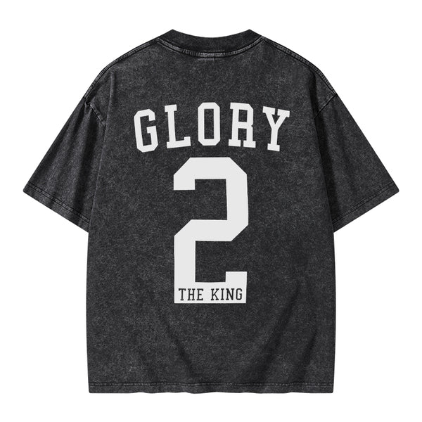 Glory The King Christian Washed T-Shirt