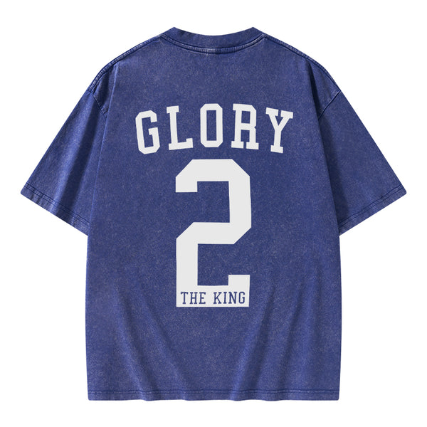 Glory The King Christian Washed T-Shirt