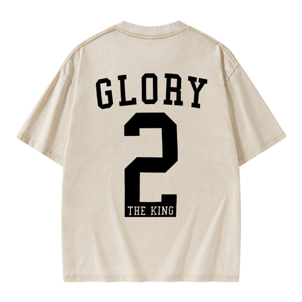 Glory The King Christian Washed T-Shirt