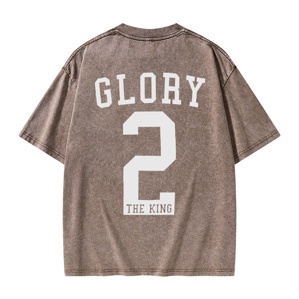 Glory The King Christian Washed T-Shirt