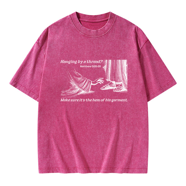 Hem Of His Garment Christian Washed T-Shirt