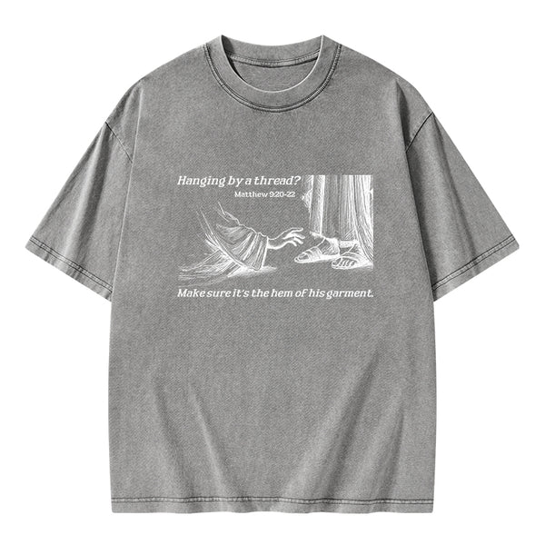 Hem Of His Garment Christian Washed T-Shirt
