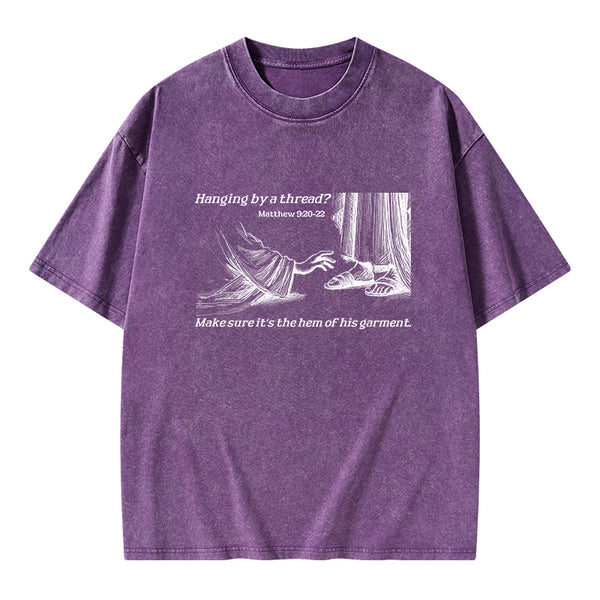 Hem Of His Garment Christian Washed T-Shirt