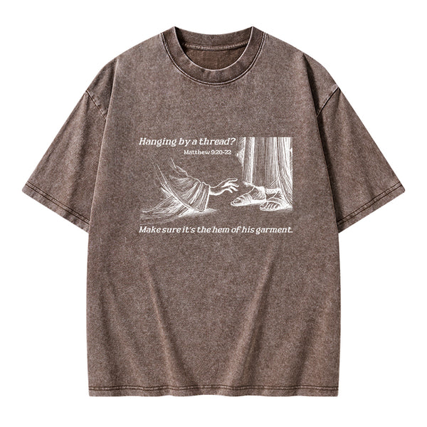 Hem Of His Garment Christian Washed T-Shirt