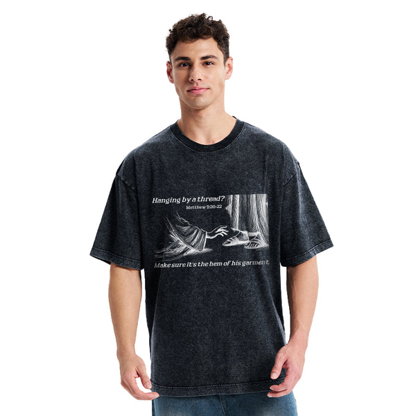 Hem Of His Garment Christian Washed T-Shirt