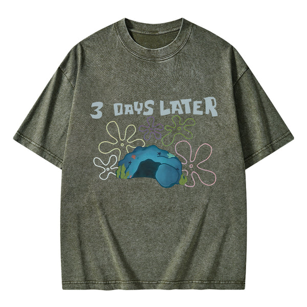 A Lot Can Happen IN 3 Days Christian Washed T-Shirt