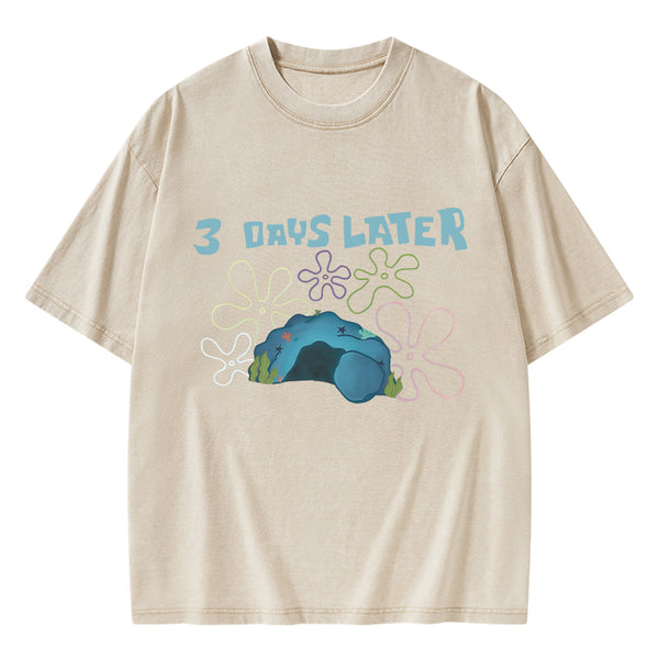 A Lot Can Happen IN 3 Days Christian Washed T-Shirt