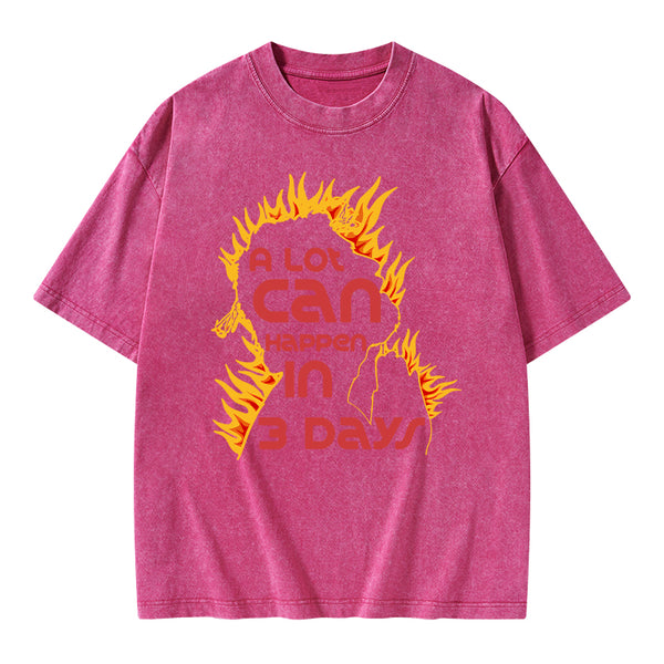 A Lot Can Happen In 3days Christian Washed T-Shirt