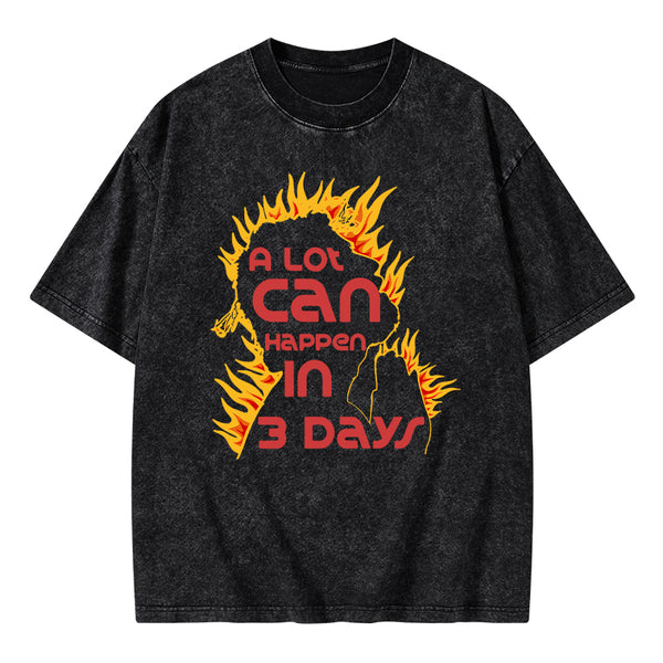 A Lot Can Happen In 3days Christian Washed T-Shirt