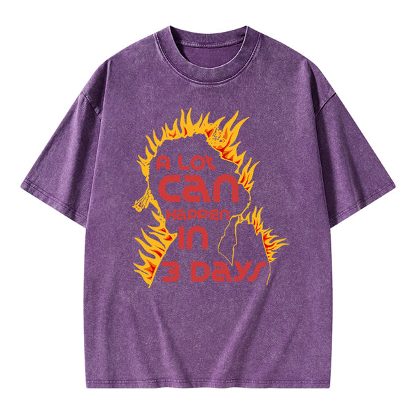 A Lot Can Happen In 3days Christian Washed T-Shirt
