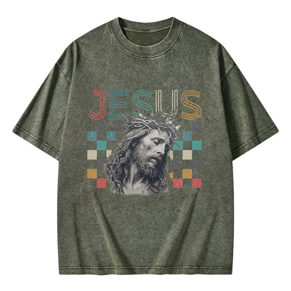 Jesus Christian Washed T-Shirt