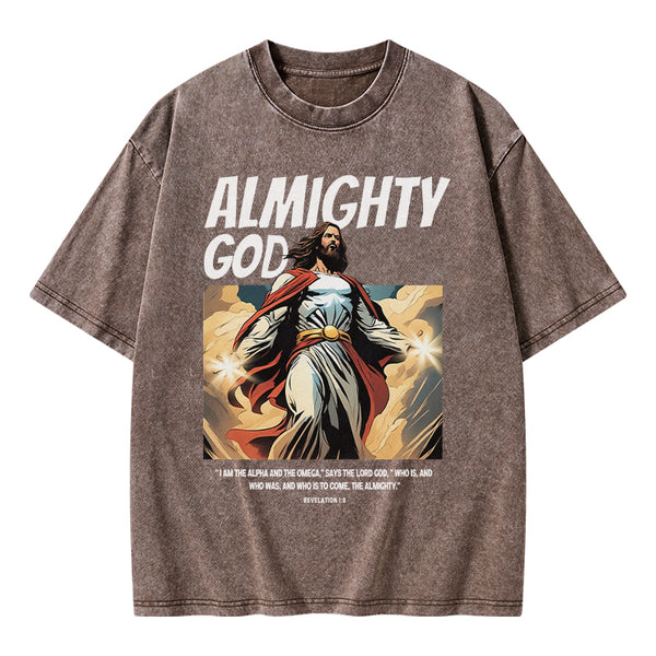 Says The Lord God Christian Washed T-Shirt