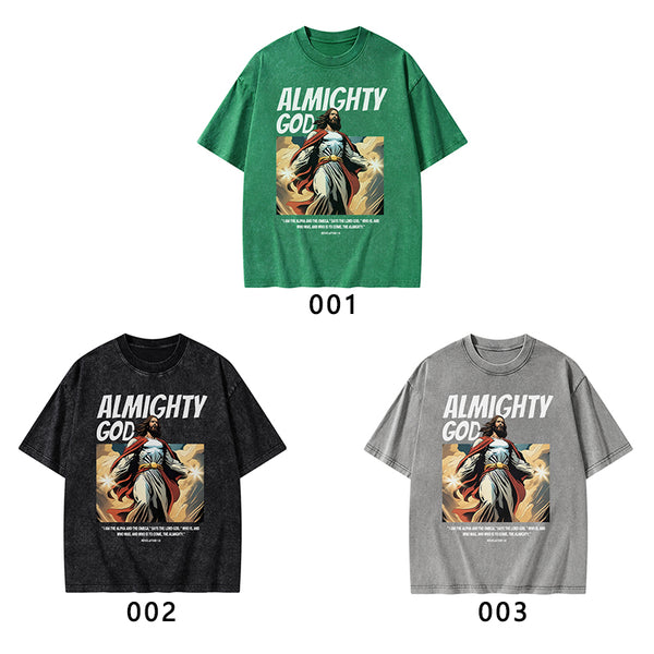 Says The Lord God Christian Washed T-Shirt