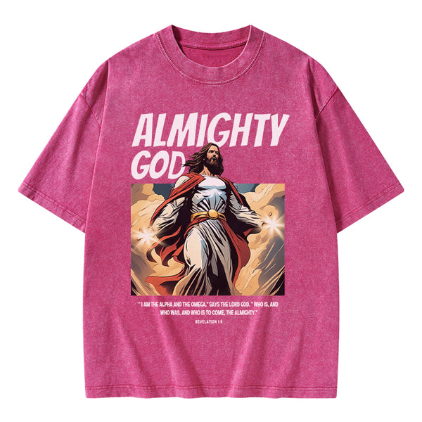 Says The Lord God Christian Washed T-Shirt