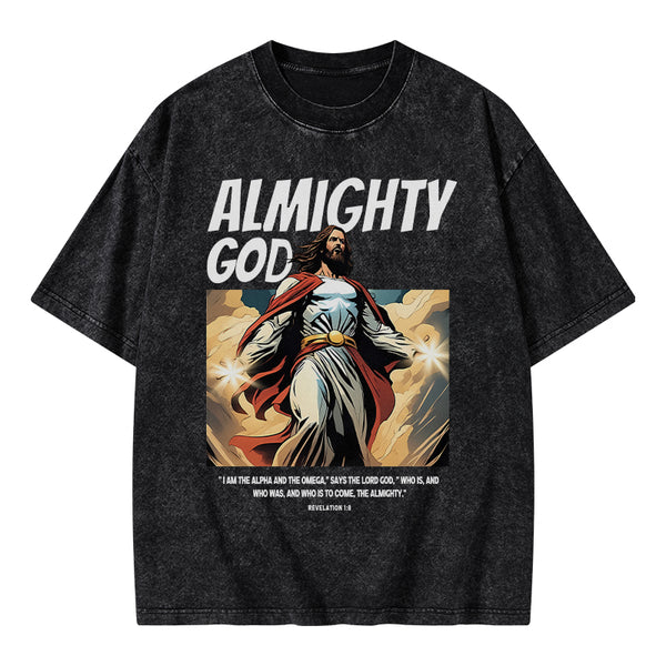 Says The Lord God Christian Washed T-Shirt