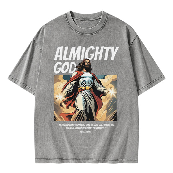 Says The Lord God Christian Washed T-Shirt