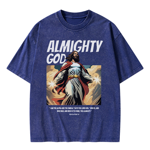 Says The Lord God Christian Washed T-Shirt