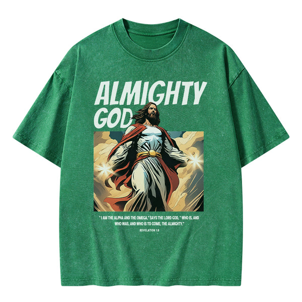 Says The Lord God Christian Washed T-Shirt