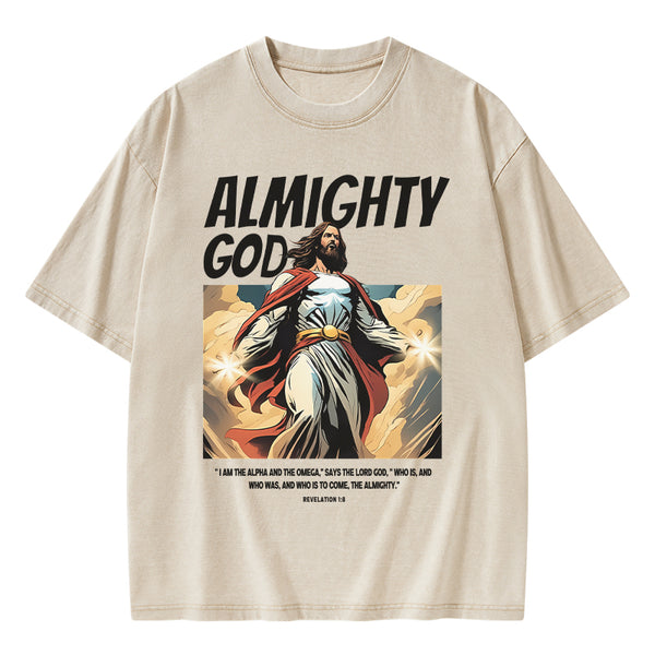 Says The Lord God Christian Washed T-Shirt