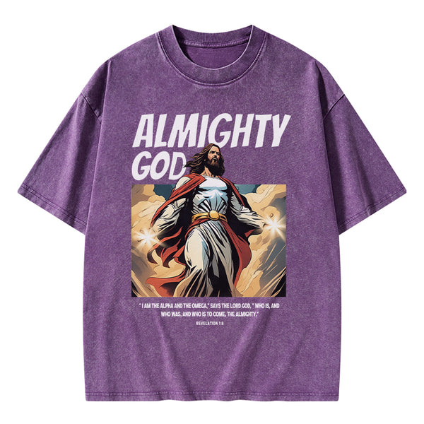 Says The Lord God Christian Washed T-Shirt