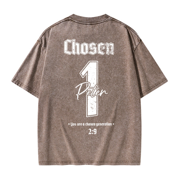Chosen Chrsitian Washed T-Shirt