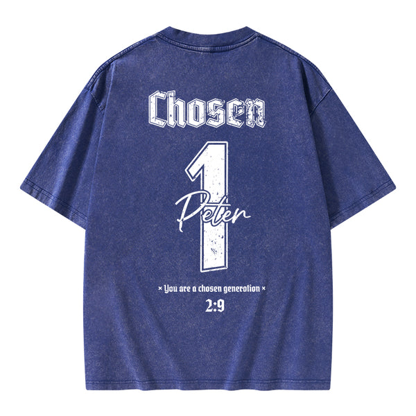 Chosen Chrsitian Washed T-Shirt