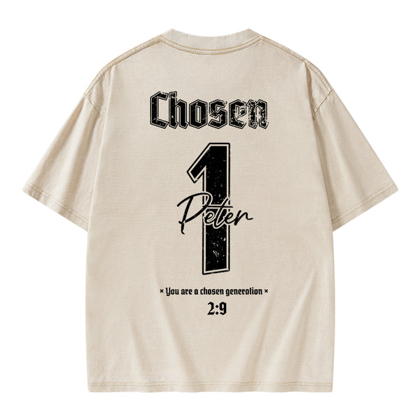 Chosen Chrsitian Washed T-Shirt