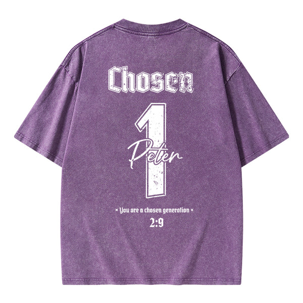 Chosen Chrsitian Washed T-Shirt