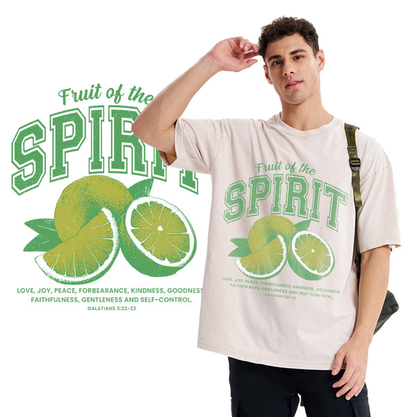 Fruit Of The Spirit Christian Washed T-Shirt