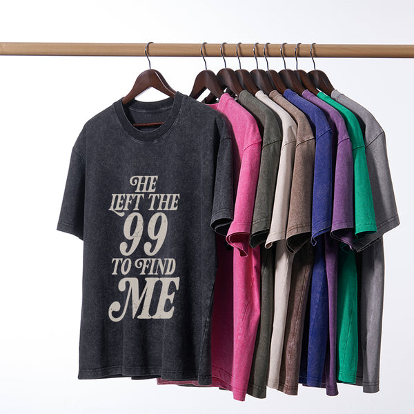 I Was Lost But Now I'm Found Christian Washed T-Shirt