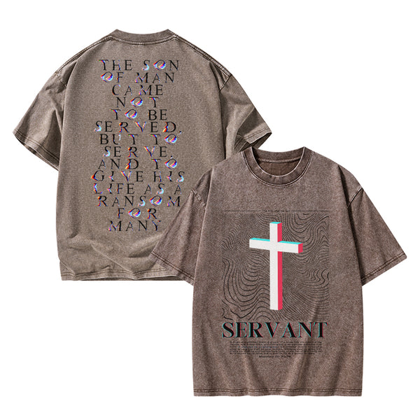 Jesus Gave His Life As A Ransom For Many Christian Washed T-Shirt