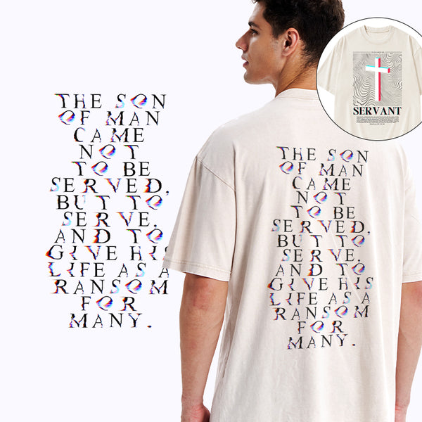 Jesus Gave His Life As A Ransom For Many Christian Washed T-Shirt