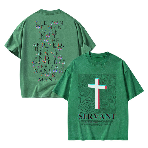 Jesus Gave His Life As A Ransom For Many Christian Washed T-Shirt