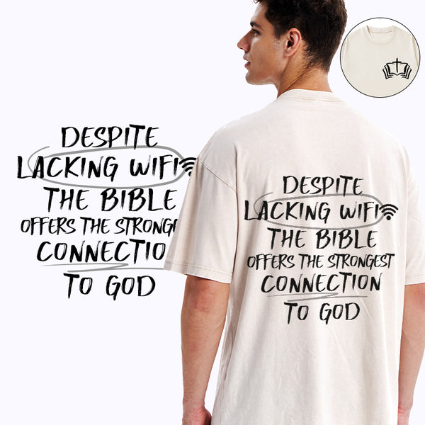 The Strongest Connection To God Christian Washed T-Shirt