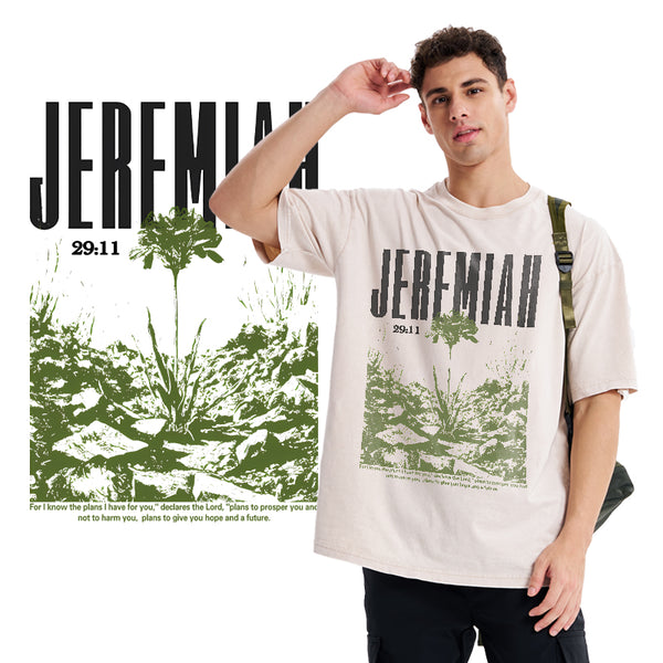 For I Know The Plans Christian Washed T-Shirt