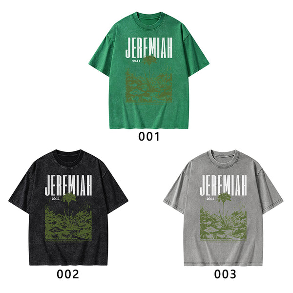 For I Know The Plans Christian Washed T-Shirt