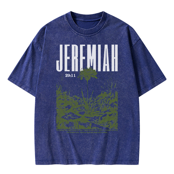 For I Know The Plans Christian Washed T-Shirt