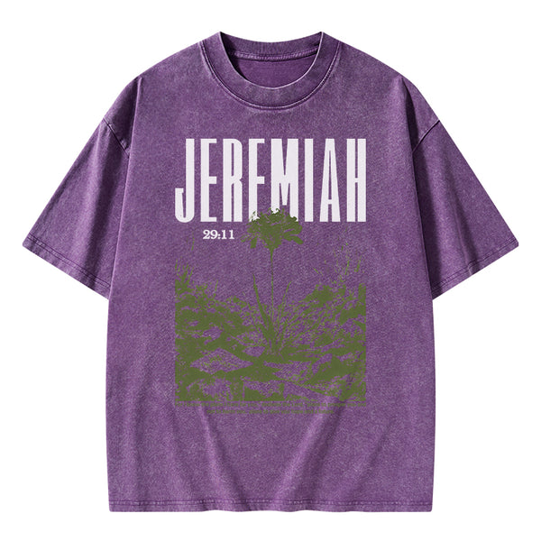 For I Know The Plans Christian Washed T-Shirt