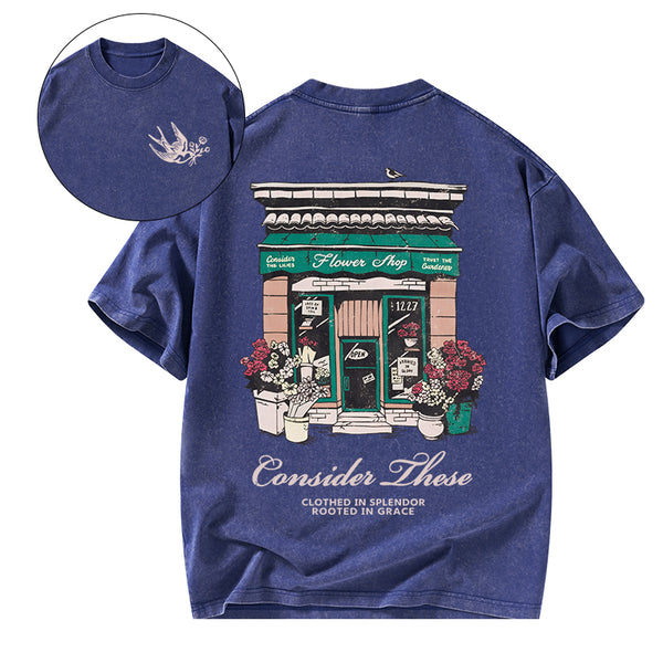 Consider These Clothed In Splender Christian Washed T-Shirt