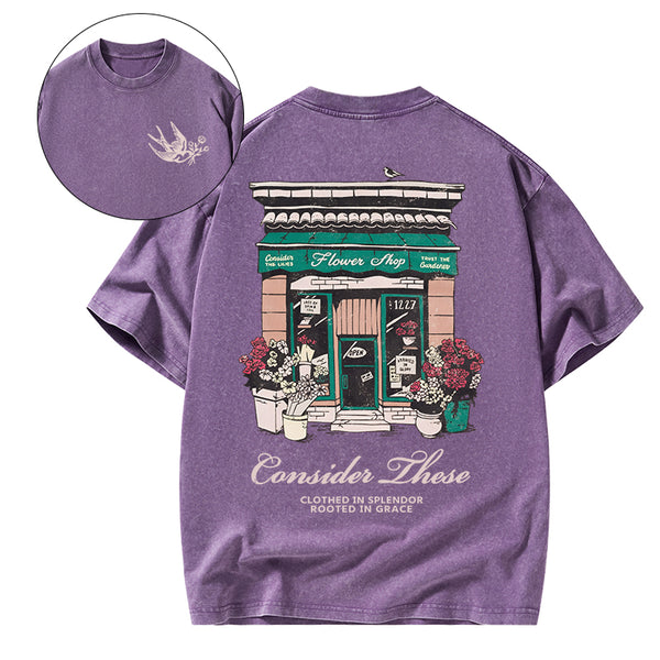 Consider These Clothed In Splender Christian Washed T-Shirt