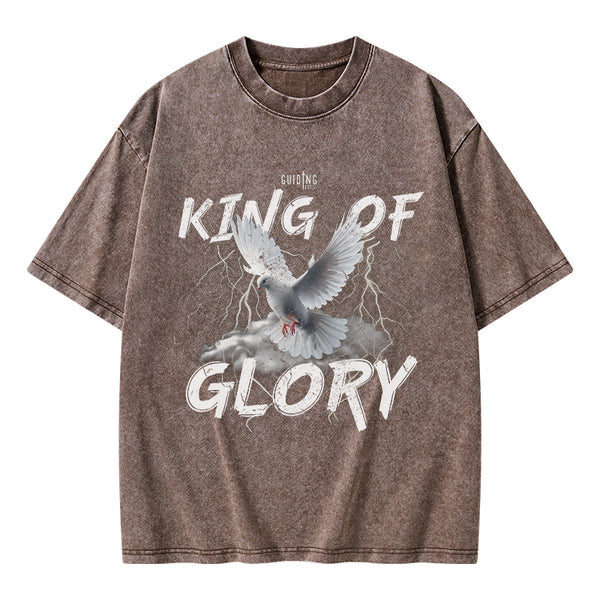 King Of Glory Christian Washed T-Shirt