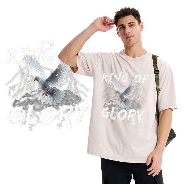 King Of Glory Christian Washed T-Shirt