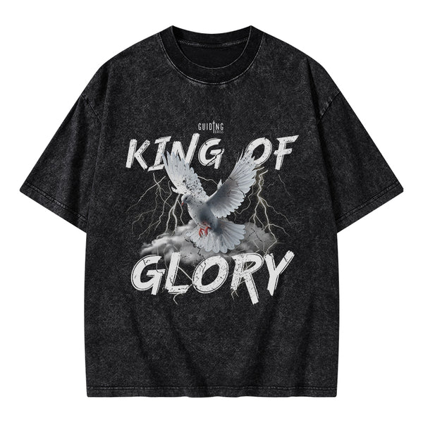 King Of Glory Christian Washed T-Shirt