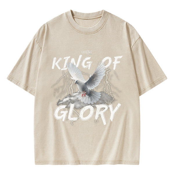 King Of Glory Christian Washed T-Shirt