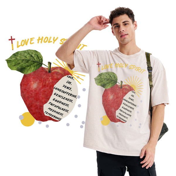 I Love Holy Spirits Christian Washed T-Shirt